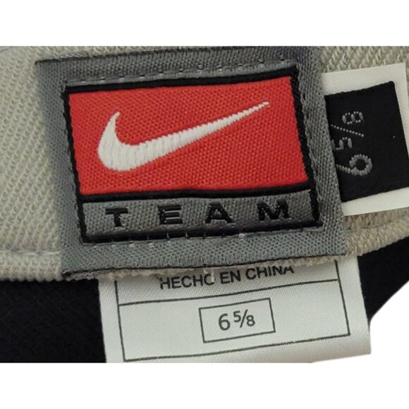 Vintage Nike Team Wake Forest Demon Deacons Fitted Hat 6 5/8 Black Gold WF Logo - Picture 10 of 15